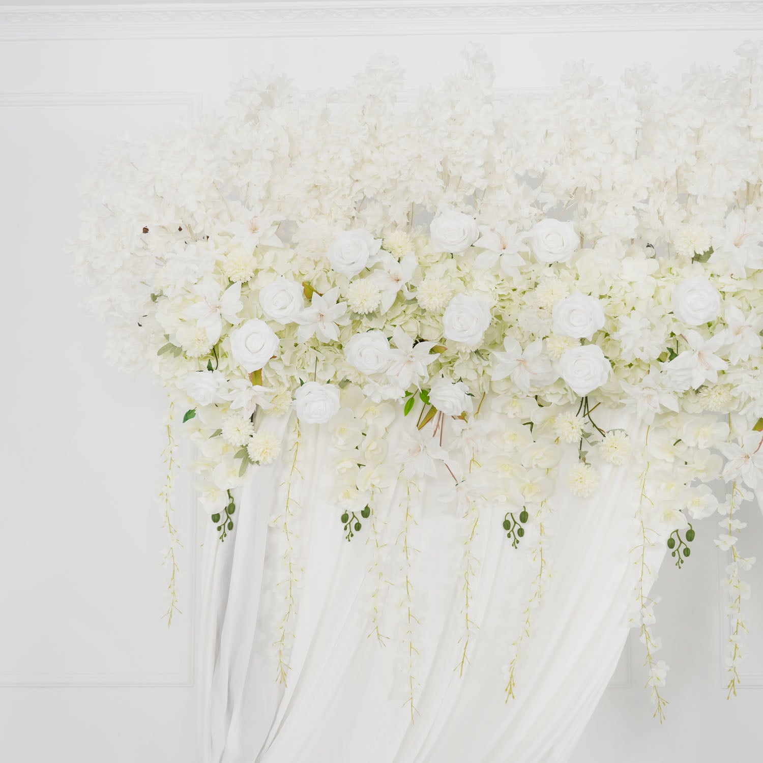 Rose Backdrop Flower Arrangement 2 picture